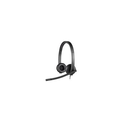 Logitech H570e Wired Headset, Stereo Headphones with Noise