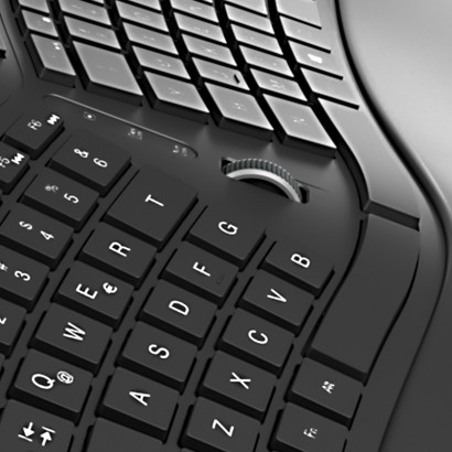 Teclado Ergonómico Inalámbrico Klip Xtreme Trascend Wireless KBK-530S