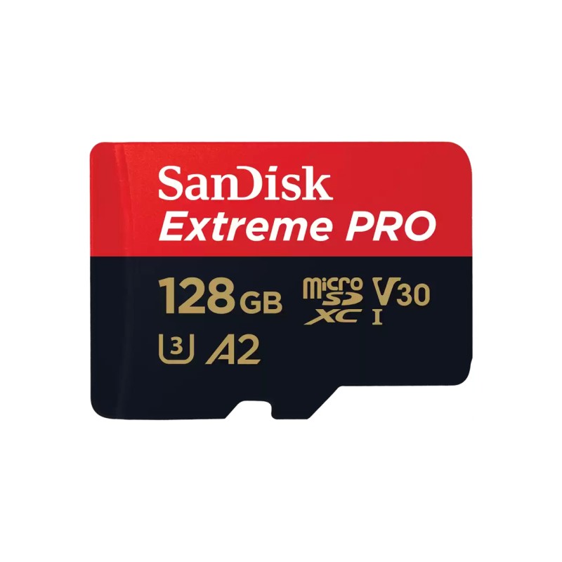 Tarjeta de memoria flash 128GB MicroSD SanDisk Extreme Pro SDSQXCD-128G-GN6MA