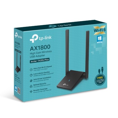 TP-Link Archer TX20U V1 - Adaptador de red - USB 3.0 - Wi-Fi 5, Wi-Fi 6