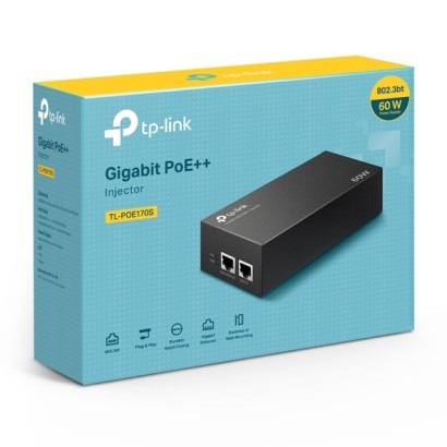 TP-Link Inyector Gigabit PoE++ TL-POE170S