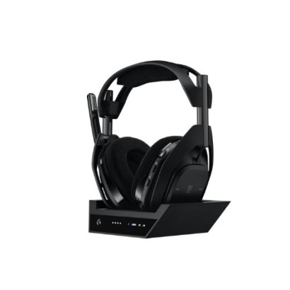 Audífonos Logitech Astro A50 X Inalámbrico + Base  Negro 939-002126