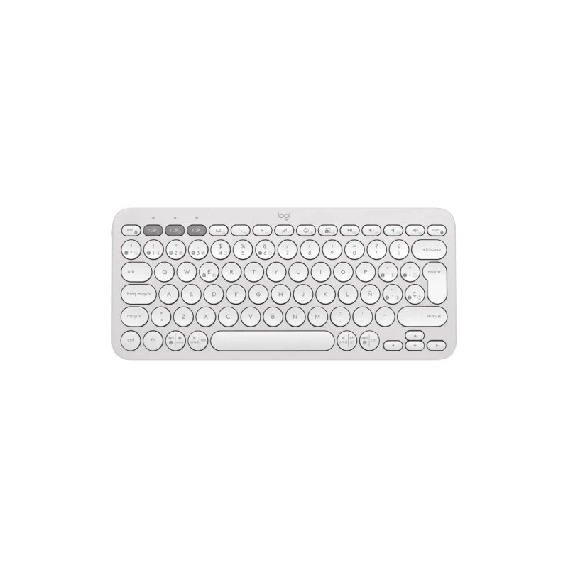 Teclado Logitech Pebble K380S Blanco 920-011784