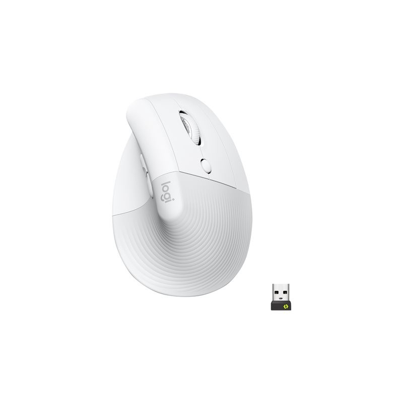 Mouse Inalámbrico Logitech Lift Vertical Ergonomic Blanco 910-006469