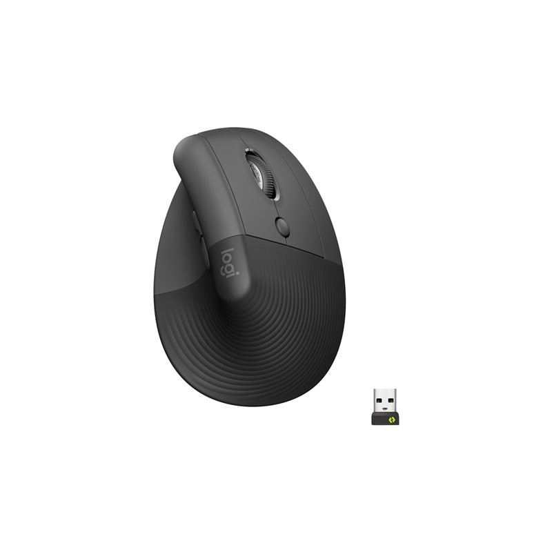 Mouse Inalámbrico Logitech Lift Vertical Ergonomic Negro Mouse Inalámbrico Logitech Lift Vertical Ergonomic Rosa 910-006472