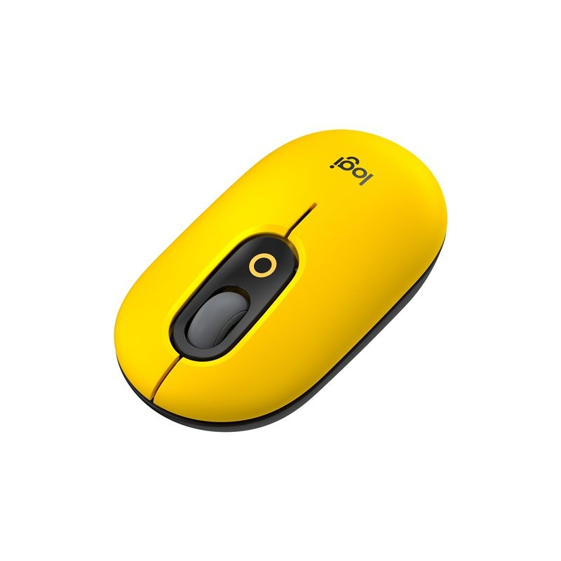 Mouse Inalámbrico Logitech Pop Blast Amarillo 910-006543