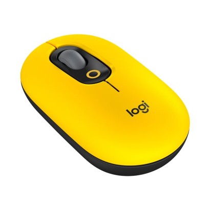 Mouse Inalámbrico Logitech Pop Blast Amarillo 910-006543