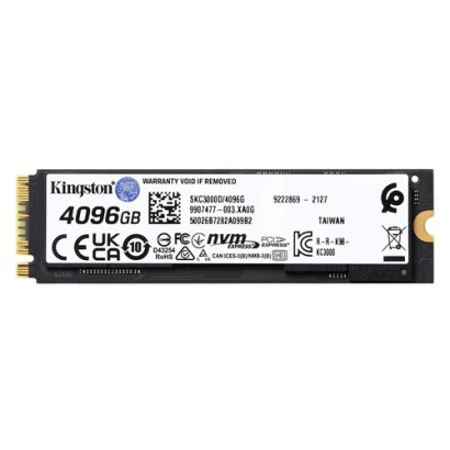 SSD Kingston m.2 KC3000 4096GB PCIe 4.0 NVMe - SKC3000D/4096G