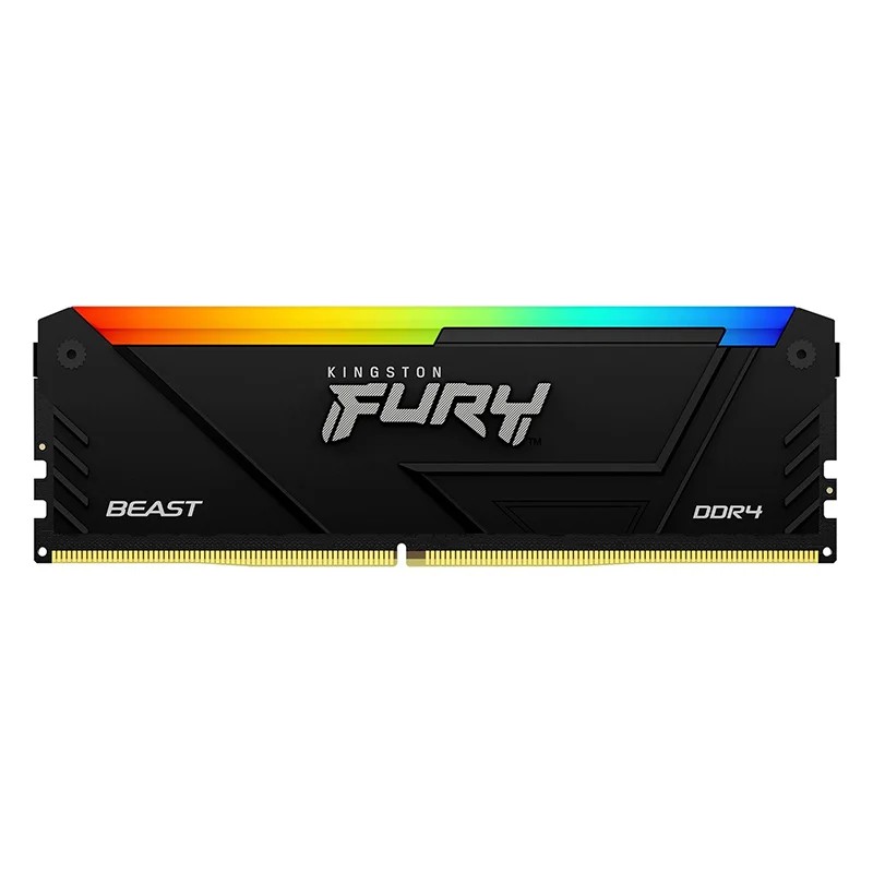 Memoria Ram Kingston Fury Beast RGB DDR4 16GB 3200MH KF432C16BB2A/16