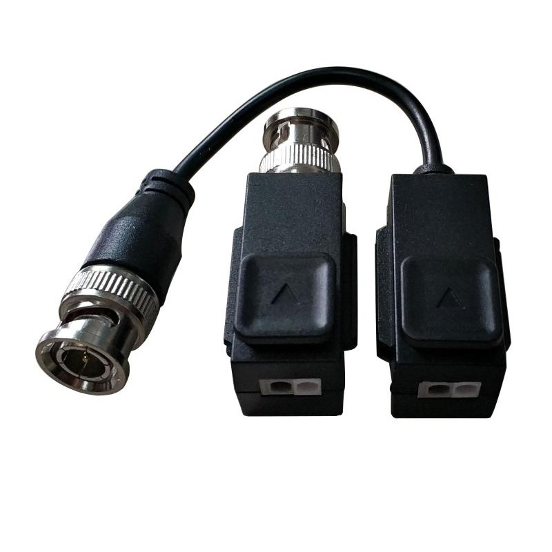 Adaptador Balún BNC a Terminal de Tornillo Hikvision DS-1H18S/E(C)