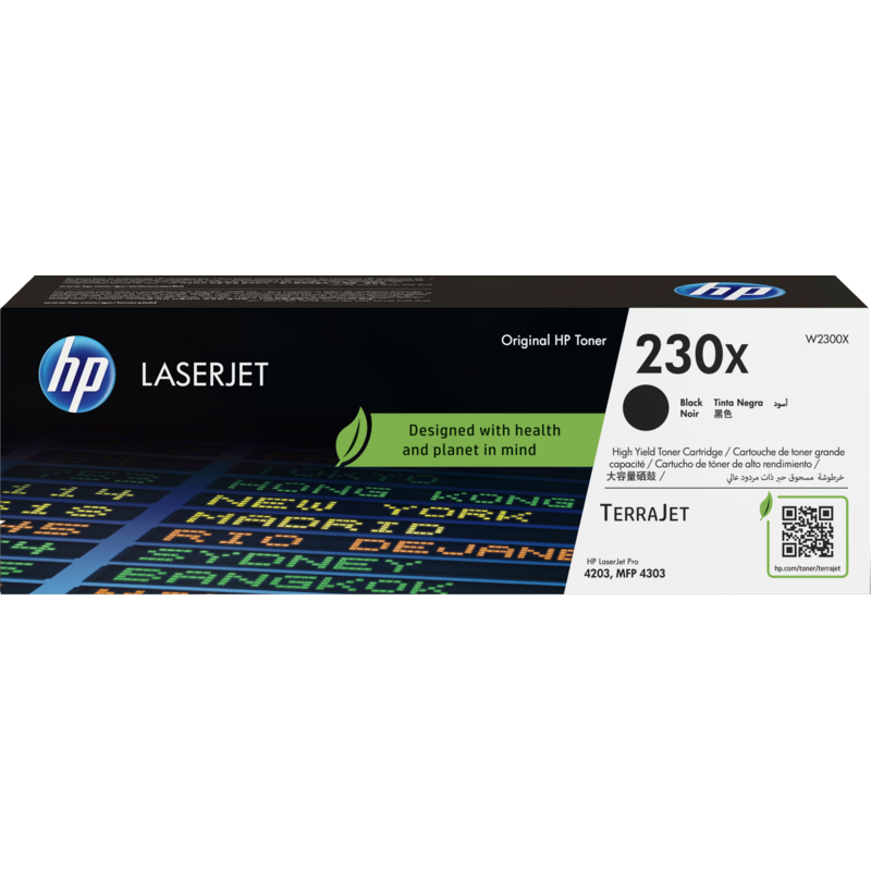 Cartucho de tóner original HP LaserJet 230X negro W2300X