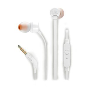AUDIFONO JBL TUNE 110 ALÁMBRICO 3.5MM JBLT110WHTAM