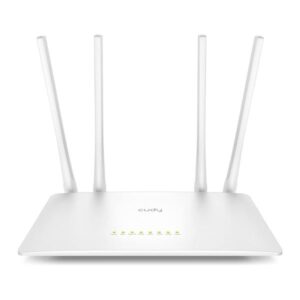 ROUTER INALAMBRICO  CUDY WR1200 2.0  DOBLE BANDA WI-FI (5GHZ)  AC1200