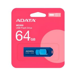 MEMORIA USB 3.2 64GB ADATA UC300 TYPE-C ACHO-UC300-64G-RNB/BU BLUE