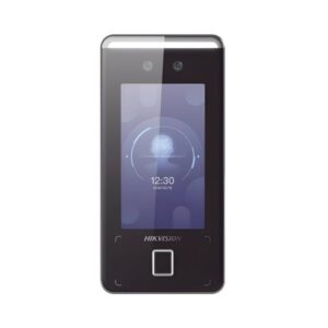 CONTROL DE ACCESO FACIAL HIKVISION DS-K1T341CMFW(O-STD) (E) CON PANTALLA 4.3" HUELLA Y LECTOR DE TARJETAS CAMARA 2 MP 302919043