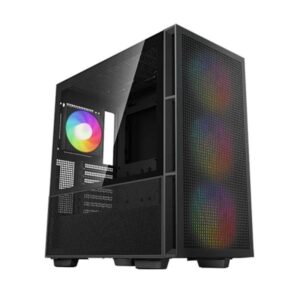CASE GAMING DEEPCOOL CH560 MEDIA TORRE CON VIDRIO TEMPERADO EN EL LATERAL 3 VENTILADORES ARGB 140MM NEGRO R-CH560-BKAPE4-G1