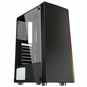 CASE GAMING EAGLE WARRIOR ATX PANEL FRONTAL CON RGB PANEL LATERAL VIDRIO TEMPLADO U3 X1+U1*2+ABANICO POSTERIOR CG11Q3RA001C