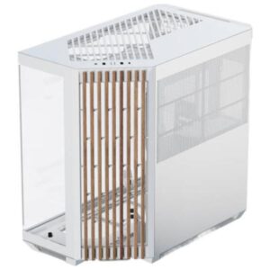 CASE APNX V1-W-WT-V1 TORRE MEDIA PANEL LATERAL DE MADERA 2 PUERTOS USB 3.0 Y 1 PUERTO USB-C APCM-VI01103.21