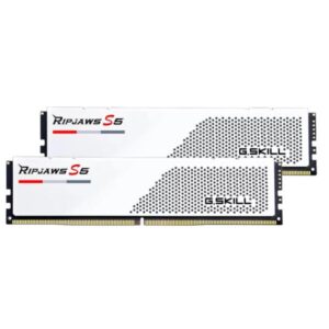 MEMORIA RAM PC 32GB (2 X 16GB) G.SKILL RIPJAWS S5 DDR5 6000MHZ CL30-40-40-96 F5-6000J3040F16GX2-RS5W