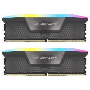 MEMORIA RAM PC 32GB (2 X 16GB) CORSAIR VENGEANCE RGB DDR5 6400MHZ CL36 CMH32GX5M2B6400Z36
