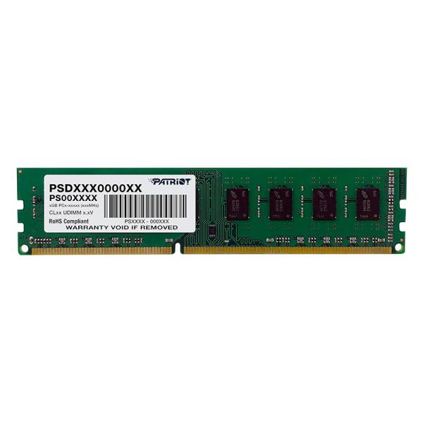 MEMORIA RAM PC 8GB PATRIOT SIGNATURE DDR3 1600MHz CL11 1.5V PSD38G16002H SL