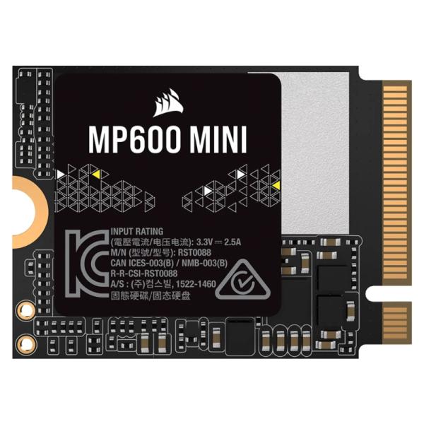 HD INTERNO SOLIDO 1TB CORSAIR MP600 MINI M.2 2230 PCIe GEN4 X4 NVME 4800MB/S / 4800MB/S CSSD-F1000GBMP600MN NEGRO