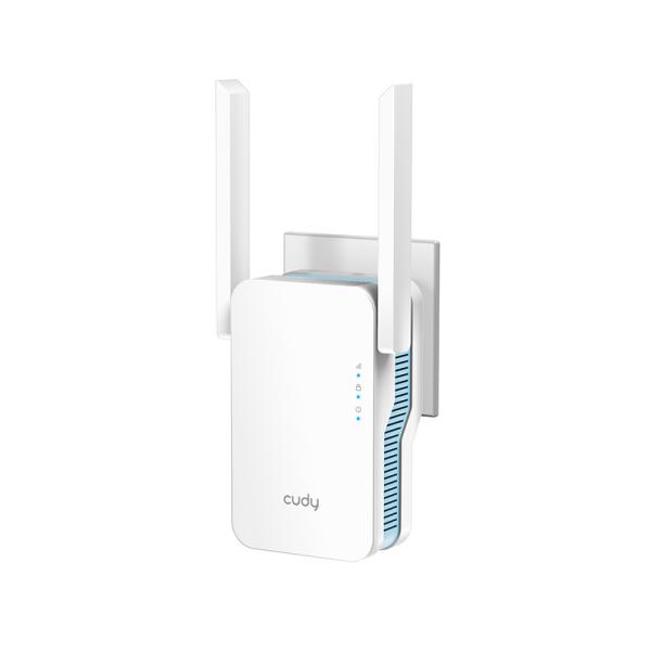 AMPLIFICADOR DE SEÑAL CUDY RE1200 1.0 EXTENSOR DE RANGO WIFI 5 DOBLE BANDA MESH AC1200 BLANCO