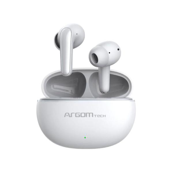 AUDIFONO ARGOM SKEIPOD E20ENC INALÁMBRICO BLUETOOTH ARG-HS-5020WT BLANCO