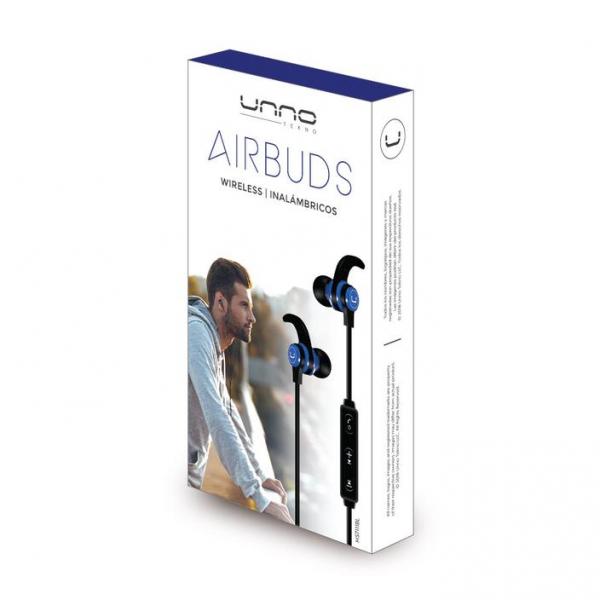 AUDIFONO UNNO TEKNO AIRBUDS INALÁMBRICO BLUETOOTH HS7111BL AZUL